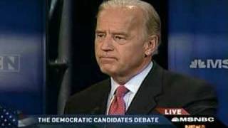 preview picture of video '2007 NH MSNBC Democratic Debate (Part 6)'