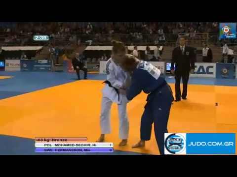 European Judo Championhips U20 Lommel 2011 Bronze -63kg MOHAMED-SEGHIR (POL)-HERMANSSON (SWE)