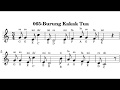 065-Burung Kakak Tua music sheet