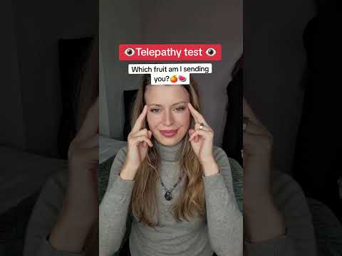 Telepathy test: Which fruit am I sending you?