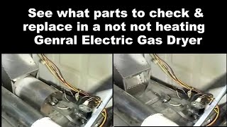 General Electric Gas Dryer Not Heating