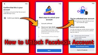 How to Unlock Facebook Account 2021 | Facebook Locked How to Unlock | Your Account Has Been Locked