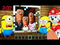 We Found Obunga Family at 3:00 AM - Nextbots minions in minecraft Paw Patrol - Gameplay Animation