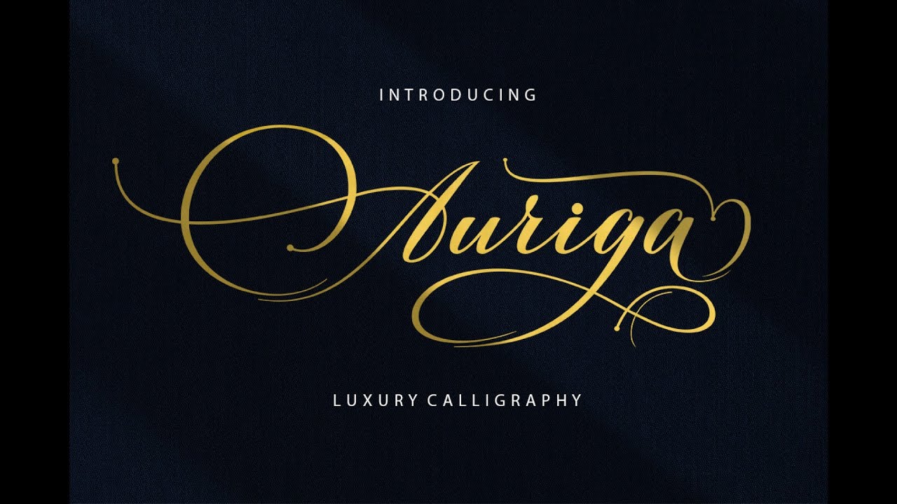 Auriga Script Font
