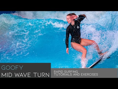 Mid Wave Turn Goofy  - Rapid Surf Tutorial - Jeroen David Kuijer