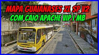 🔴Gameplay Proton Bus Simulator | Mapa Guaianases ZL SP | Linha 2772-41 Mod Apache Vip I MB #cqmods