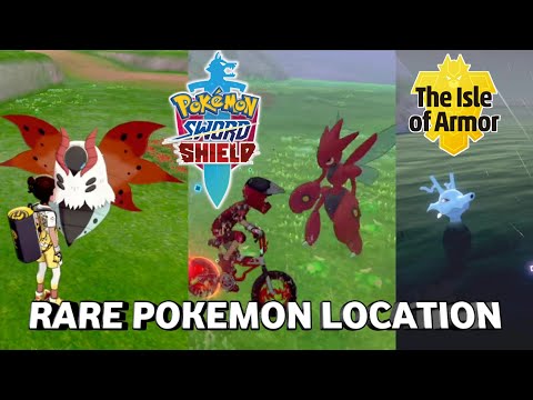 15 Rare Pokemon and Special Overworld Spawns In Pokemon Sword and Shield Isle of Armor!