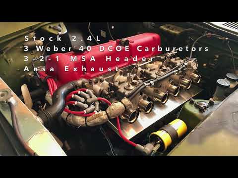 1973 Datsun 240Z Triple Weber road testing