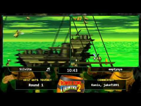 Silvite vs emptysys - Donkey Kong Country 2 Any% Tournament 2016