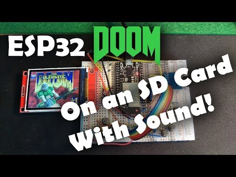 DOOM on an ESP32 via SDCard with sound