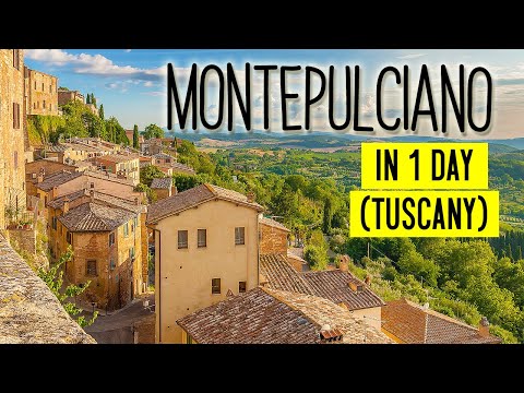 Montepulciano Walking Tour - Hidden Gem in Val d'Orcia Tuscany (Italy)