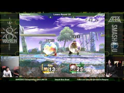 APEX 2013   SSBB L10   MikeNeko VS Otori