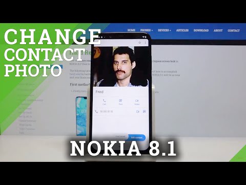 How to Add Photo to Contact in NOKIA 8.1 – Customize Profile Picture