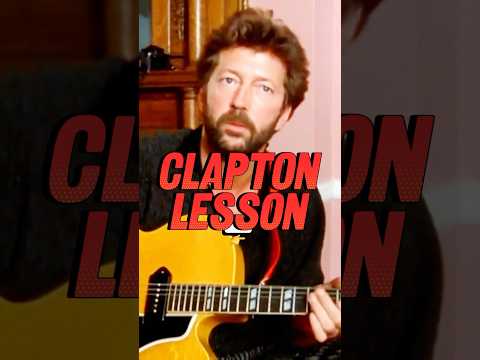 Eric Clapton gives a guitar lesson on playing the BLUES properly 🎸🎸 #ericclapton #blues #guitar
