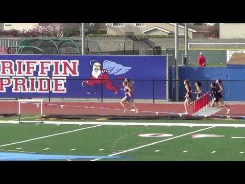 VarG 1600m vs Servite & Rosary 3-9-16 - Los Alamitos Girls