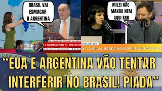 Argentina Acha Que Vai Interferir No Brasil kkkkk Piada Pronta… Brasil x EUA ARGENTINA 