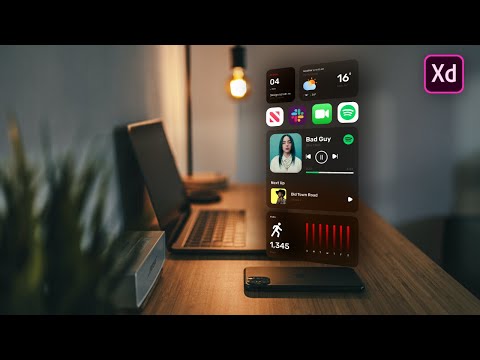 VR Concept widget using adobe xd Animation || Auto Animate