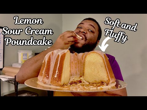 Sour Cream Pound Cake Recipe (Best Lemon Pound Cake Recipe)