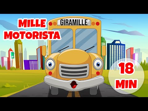 Mille Motorista - Giramille 18 min | Desenho Animado Musical
