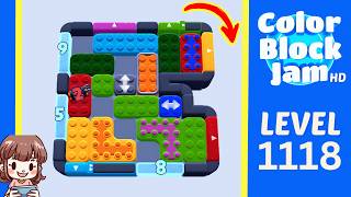 Color Block Jam Level 1118 Solution Walkthrough