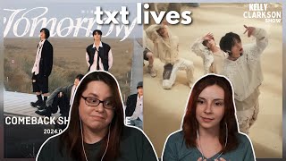 TXT | I'll See You There Tomorrow + Miracle + Deja Vu Showcase & Kelly Clarkson Live Stages REACTION