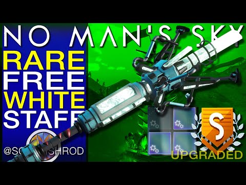Nerfed!  Free Rare White Staff - Great Super Charge Slots - No Man's Sky 2024 - NMS Scottish Rod