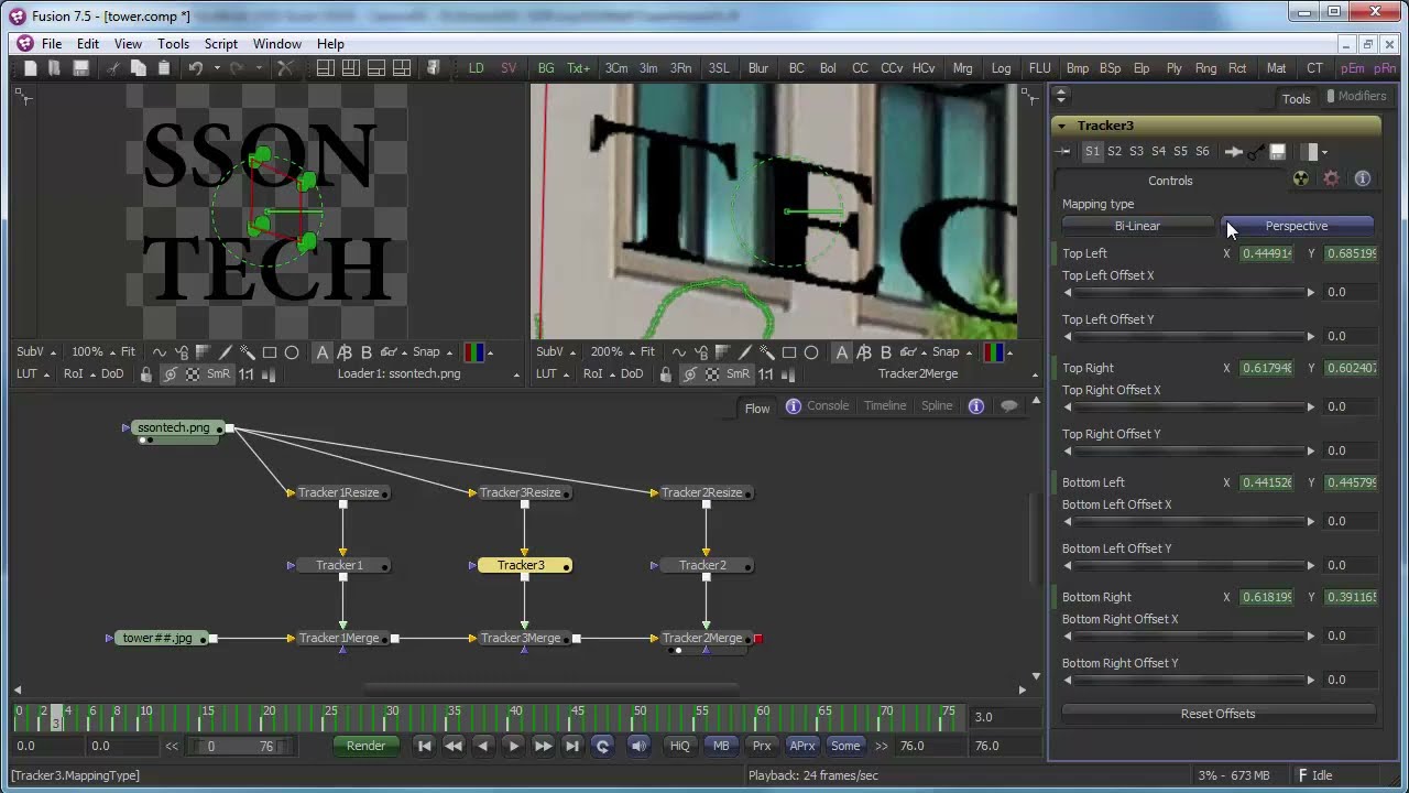 Fusion Corner Pin Export with SynthEyes