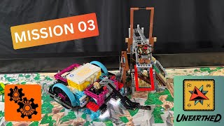 2025-2026 FLL UNEARTHED Mission 03 Mineshaft Explorer Solution with Spike Prime