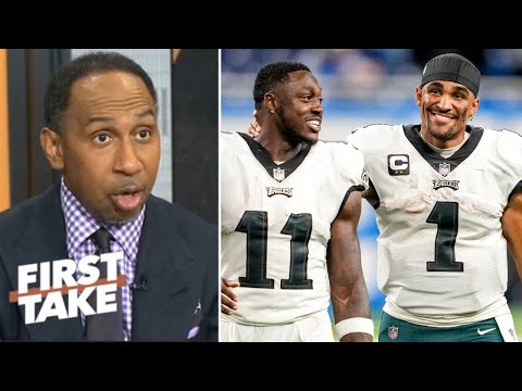 FIRST TAKE | "NFL World was WRONG about AJ Brown" - Stephen A. on Eagles' offense showed vs Vikings