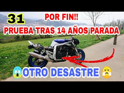 31 PRUEBA A TOPE🚀 TRAS 14 AÑOS PARADA🤯Revienta💥Más averías 😤TERRIBLE 😱😤🛠️ SUZUKI GSXR 750