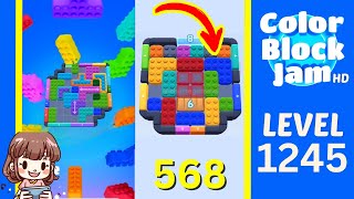 Soluzione del Livello 1245 di Color Block Jam