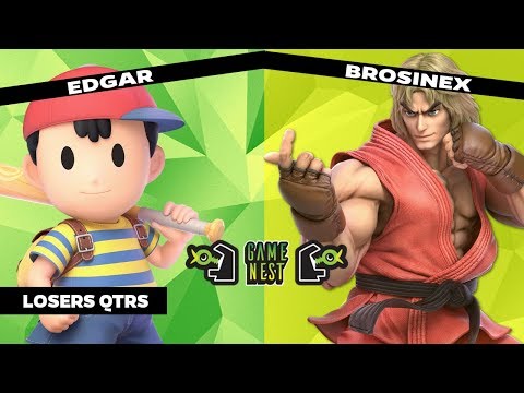 Game Nest Smash It Up: Edgar (Ness) vs Brosinex (Ken/Ike) (Losers Qtrs)