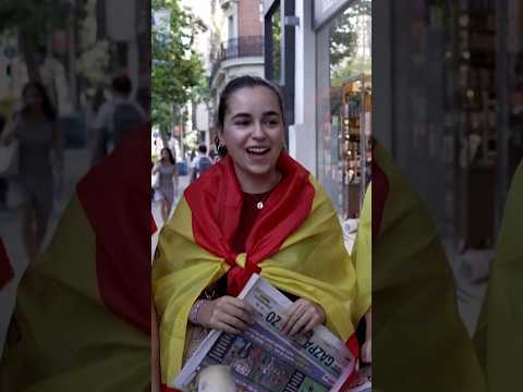 Soccer fans in Spain celebrate their team's World Cup win over Argentina