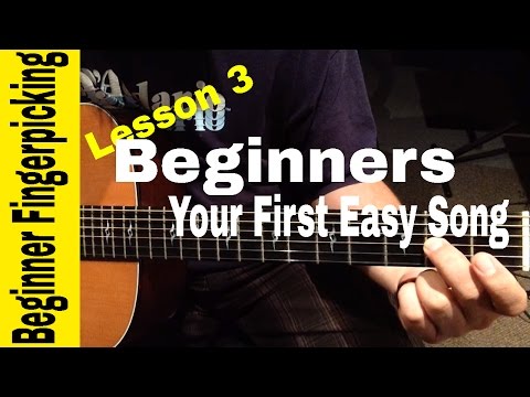 BEGINNERS- Play Your First Fingerstyle Song in 60 MINUTES! Lesson 3