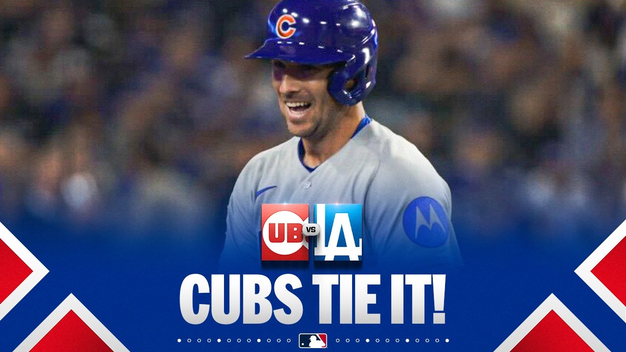 Alex Bregman hits a game-tying home run for the Cubs vs. the Dodgers! 🐻 | MLB Highlights