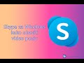 Skype Za Windows Kako Obaviti Video Poziv