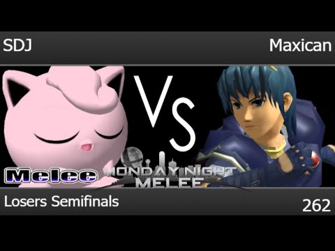 MNM 262 - SDJ (Jigglypuff) vs Maxican (Marth) Losers Semifinals - Melee