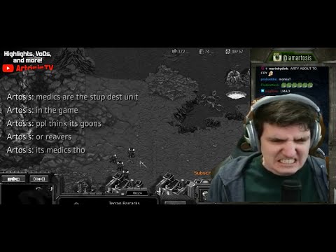 RAGE PAUSE - Artosis Starcraft Remastered