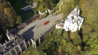 preview picture of video 'Prises de vue aériennes du Château de Montjardin à Remouchamps'