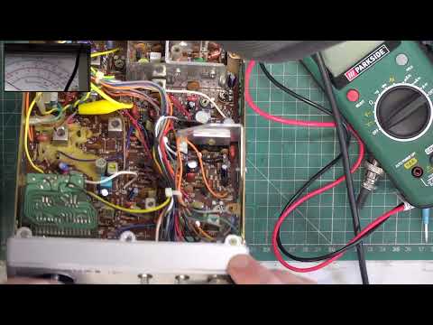 York JCB861 CB27/81 UK FM CB radio -  scrap chassis resurrection