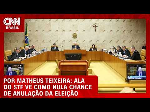 Ala do STF vê como nula chance de anulação da eleição | CNN 360°