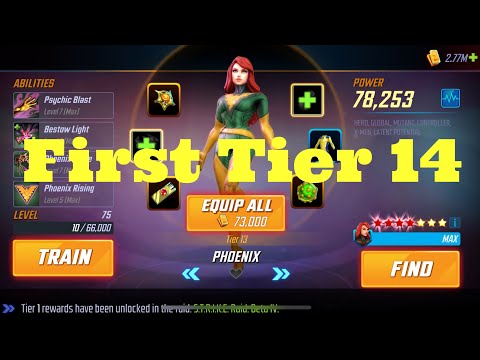 First Tier 14 Character Unlocked - Dark Dimension 3 -  Marvel Strike Force - Free to Play