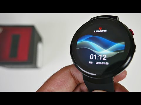 LEMFO LEM7 Android 7 Smart Watch Review - 580mAH - 1GB+16GB Video