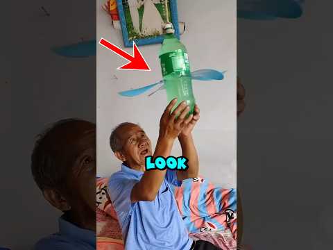 How Grandpa Built an Eco-Friendly Ceiling Fan Without Electricity! 😳🫣
