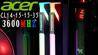 Acer 3600Mhz DDR4 CL14 RAM review