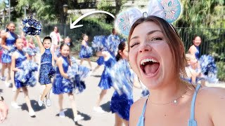 my 8 YR old DAUGHTER dances in the DISNEYLAND PARADE! *realistic 30 minute vlog!