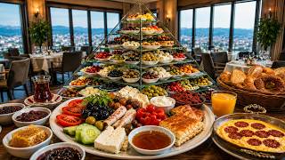 Epic Turkish Breakfast 🍳 70+ Dishes on a Giant Pyramid?!