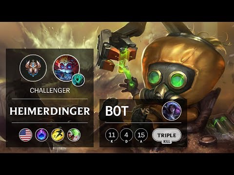 Heimerdinger Bot vs Kai'Sa - NA Challenger Patch 9.9