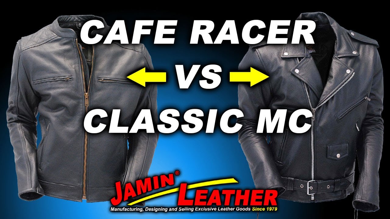 Cafe' Racer VS Motorcycle Leather Jackets by Jamin Leather®