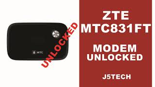 How to Unlock ZTE MTC831FT Modem